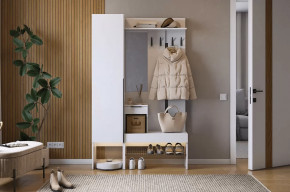 Прихожая Баско К3 белое дерево в Нефтеюганске - nefteyugansk.mebel-tymen.ru | фото