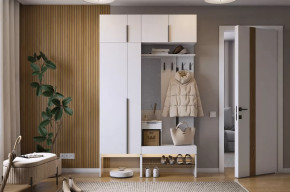 Прихожая Баско К6 белое дерево в Нефтеюганске - nefteyugansk.mebel-tymen.ru | фото