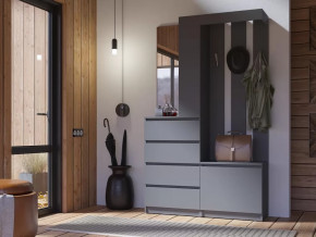 Прихожая Челси графит в Нефтеюганске - nefteyugansk.mebel-tymen.ru | фото