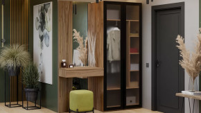 Прихожая «Порто» № 6 Яблоня Беллуно, Графит софт в Нефтеюганске - nefteyugansk.mebel-tymen.ru | фото