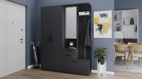 Прихожая «Витра» №4 Антрацит в Нефтеюганске - nefteyugansk.mebel-tymen.ru | фото