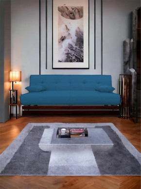 Прямой диван манго 1 Савана Деним/Планки орех в Нефтеюганске - nefteyugansk.mebel-tymen.ru | фото