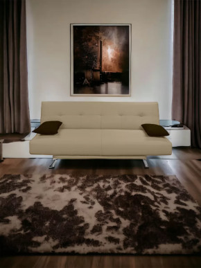 Прямой диван манго 2 Нео Латте/Подушки Нео Шоколад в Нефтеюганске - nefteyugansk.mebel-tymen.ru | фото