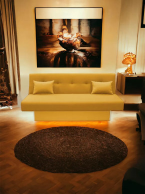 Прямой диван манго 4 Савана Елоу в Нефтеюганске - nefteyugansk.mebel-tymen.ru | фото