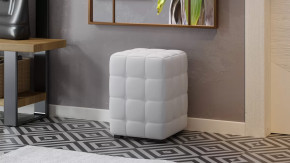 Пуф «Аристо» к/з Гольф белый в Нефтеюганске - nefteyugansk.mebel-tymen.ru | фото