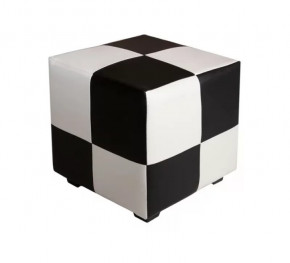 Пуф детский квадратный Марио (черно-белый) в Нефтеюганске - nefteyugansk.mebel-tymen.ru | фото