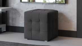Пуф Тип 1 Велюр Графит в Нефтеюганске - nefteyugansk.mebel-tymen.ru | фото