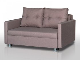 Диван Реал 120 с подлокотниками латте в Нефтеюганске - nefteyugansk.mebel-tymen.ru | фото