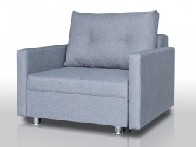 Кресло-кровать Реал 80 с подлокотниками грей в Нефтеюганске - nefteyugansk.mebel-tymen.ru | фото
