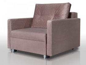 Кресло-кровать Реал 80 с подлокотниками коричневый в Нефтеюганске - nefteyugansk.mebel-tymen.ru | фото