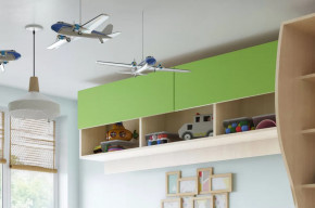 Секция навесная "Киви" №5 в Нефтеюганске - nefteyugansk.mebel-tymen.ru | фото