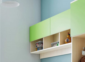 Секция навесная "Киви" №6 в Нефтеюганске - nefteyugansk.mebel-tymen.ru | фото