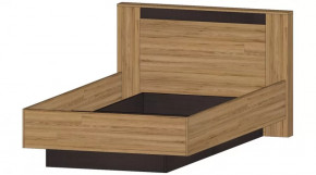 Серия Бостон Кровать 1200 дуб вотан в Нефтеюганске - nefteyugansk.mebel-tymen.ru | фото