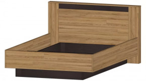 Серия Бостон Кровать 1400 дуб вотан/венге в Нефтеюганске - nefteyugansk.mebel-tymen.ru | фото