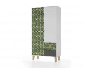 Шкаф 2-х створчатый "Story" (Овалы) в Нефтеюганске - nefteyugansk.mebel-tymen.ru | фото