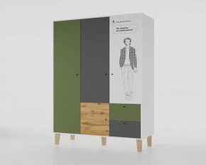 Шкаф 3-х створчатый "Story" (Пушкин) в Нефтеюганске - nefteyugansk.mebel-tymen.ru | фото