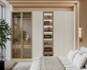 Шкаф 3000 Тальк Вельвет в Нефтеюганске - nefteyugansk.mebel-tymen.ru | фото