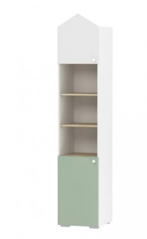 Шкаф для книг Банни НМ 041.44 Меренга/Макарун в Нефтеюганске - nefteyugansk.mebel-tymen.ru | фото