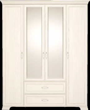 Шкаф для одежды 4-х дверный с зеркалом «Венеция» №2 в Нефтеюганске - nefteyugansk.mebel-tymen.ru | фото