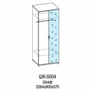 Шкаф для одежды и белья ШК-5004 Грейс в Нефтеюганске - nefteyugansk.mebel-tymen.ru | фото