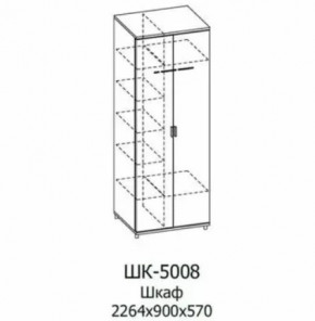 Шкаф для одежды и белья ШК-5008 Грейс в Нефтеюганске - nefteyugansk.mebel-tymen.ru | фото