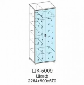 Шкаф для одежды и белья ШК-5009 Грейс в Нефтеюганске - nefteyugansk.mebel-tymen.ru | фото