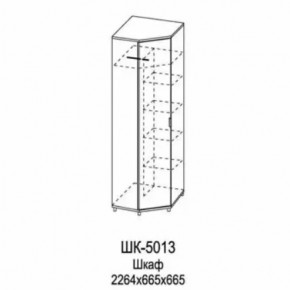 Шкаф для одежды и белья ШК-5013 Грейс в Нефтеюганске - nefteyugansk.mebel-tymen.ru | фото