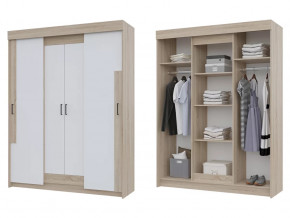 Шкаф купе Victor Сонома-Белый в Нефтеюганске - nefteyugansk.mebel-tymen.ru | фото