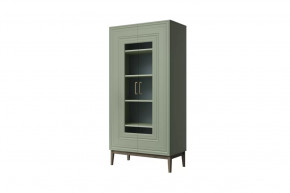 Шкаф Витрина ШР-2 Гориция Зелёный самшит в Нефтеюганске - nefteyugansk.mebel-tymen.ru | фото