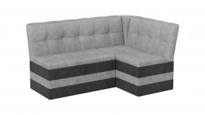 Скамья угловая «Оскар» исп. 2 Микровелюр Wellmart Silver, Graphite в Нефтеюганске - nefteyugansk.mebel-tymen.ru | фото