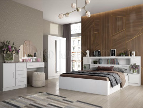 Спальный гарнитур Басямиф, белый в Нефтеюганске - nefteyugansk.mebel-tymen.ru | фото