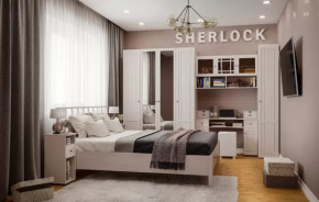 Спальный гарнитур Sherlock в Нефтеюганске - nefteyugansk.mebel-tymen.ru | фото