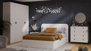 Спальный гарнитур «Тиффани» №3 Белый Жемчуг, Белый софт в Нефтеюганске - nefteyugansk.mebel-tymen.ru | фото