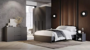 Спальный гарнитур Элегант Графит в Нефтеюганске - nefteyugansk.mebel-tymen.ru | фото