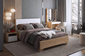 Спальный гарнитур Зара К4 дуб сонома/белый в Нефтеюганске - nefteyugansk.mebel-tymen.ru | фото