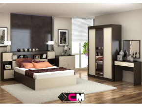 Спальня Басса Венге/Дуб белфорт в Нефтеюганске - nefteyugansk.mebel-tymen.ru | фото