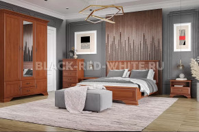 Спальня Kentaki каштан в Нефтеюганске - nefteyugansk.mebel-tymen.ru | фото