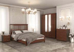 Спальня модульная Кантри Орех в Нефтеюганске - nefteyugansk.mebel-tymen.ru | фото