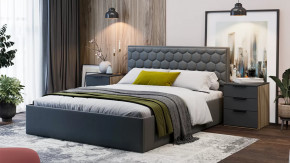 Спальня «Порто» Яблоня Беллуно, Графит софт в Нефтеюганске - nefteyugansk.mebel-tymen.ru | фото