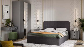 Спальня «Тиффани» Серый графит, Графит матовый в Нефтеюганске - nefteyugansk.mebel-tymen.ru | фото