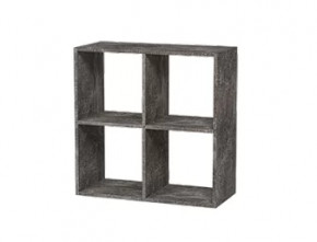 Стеллаж 4 секции графит Герда в Нефтеюганске - nefteyugansk.mebel-tymen.ru | фото