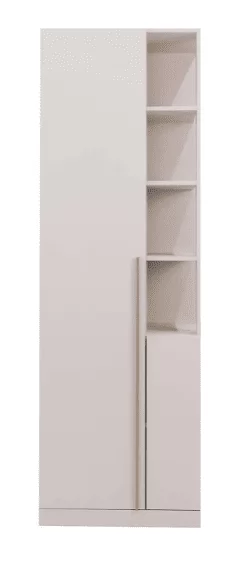 Стеллаж Николь 21.2 Кашемир в Нефтеюганске - nefteyugansk.mebel-tymen.ru | фото