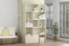 Стеллаж раздвижной, 718/1300 мм бодега белая Диал в Нефтеюганске - nefteyugansk.mebel-tymen.ru | фото