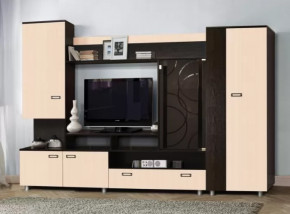 Стенка "Аллегро" вариант 3 венге Linum/дуб белфорт в Нефтеюганске - nefteyugansk.mebel-tymen.ru | фото