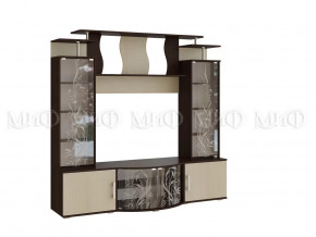 Стенка Виста Дуб беленый/Венге в Нефтеюганске - nefteyugansk.mebel-tymen.ru | фото