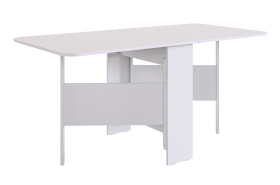 Стол-книжка раскладной Мечта 2 (белое дерево/белое дерево) в Нефтеюганске - nefteyugansk.mebel-tymen.ru | фото