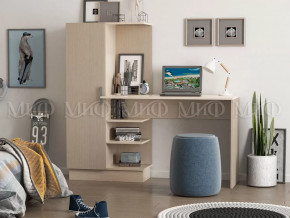 Стол компьютерный №1 Дуб беленый в Нефтеюганске - nefteyugansk.mebel-tymen.ru | фото