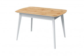 Стол обеденный Прайм, дуб вотан/белый в Нефтеюганске - nefteyugansk.mebel-tymen.ru | фото