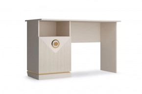 Стол письменный "Капри" Сатин/Сатин в Нефтеюганске - nefteyugansk.mebel-tymen.ru | фото