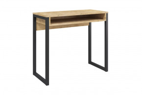 Стол письменный Леонардо, дуб бунратти/черный в Нефтеюганске - nefteyugansk.mebel-tymen.ru | фото